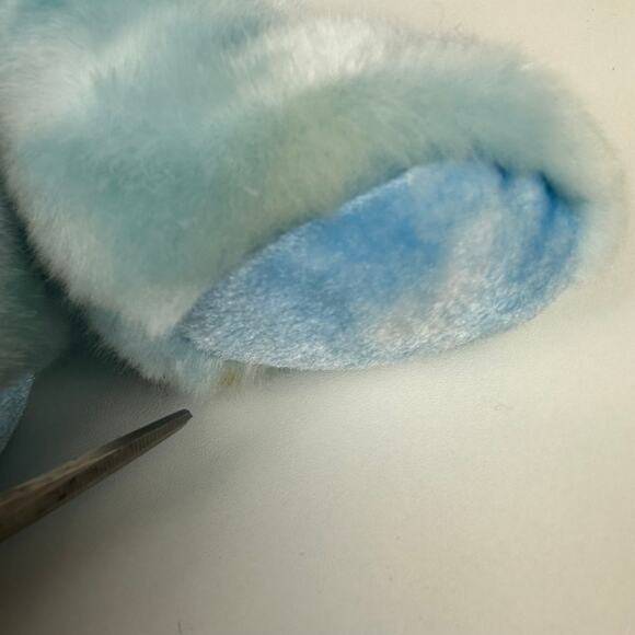 Vintage Ty Beanie Baby 2002 Collection Nipponia Japan Light Blue Teddy Bear 15" - Picture 3 of 8